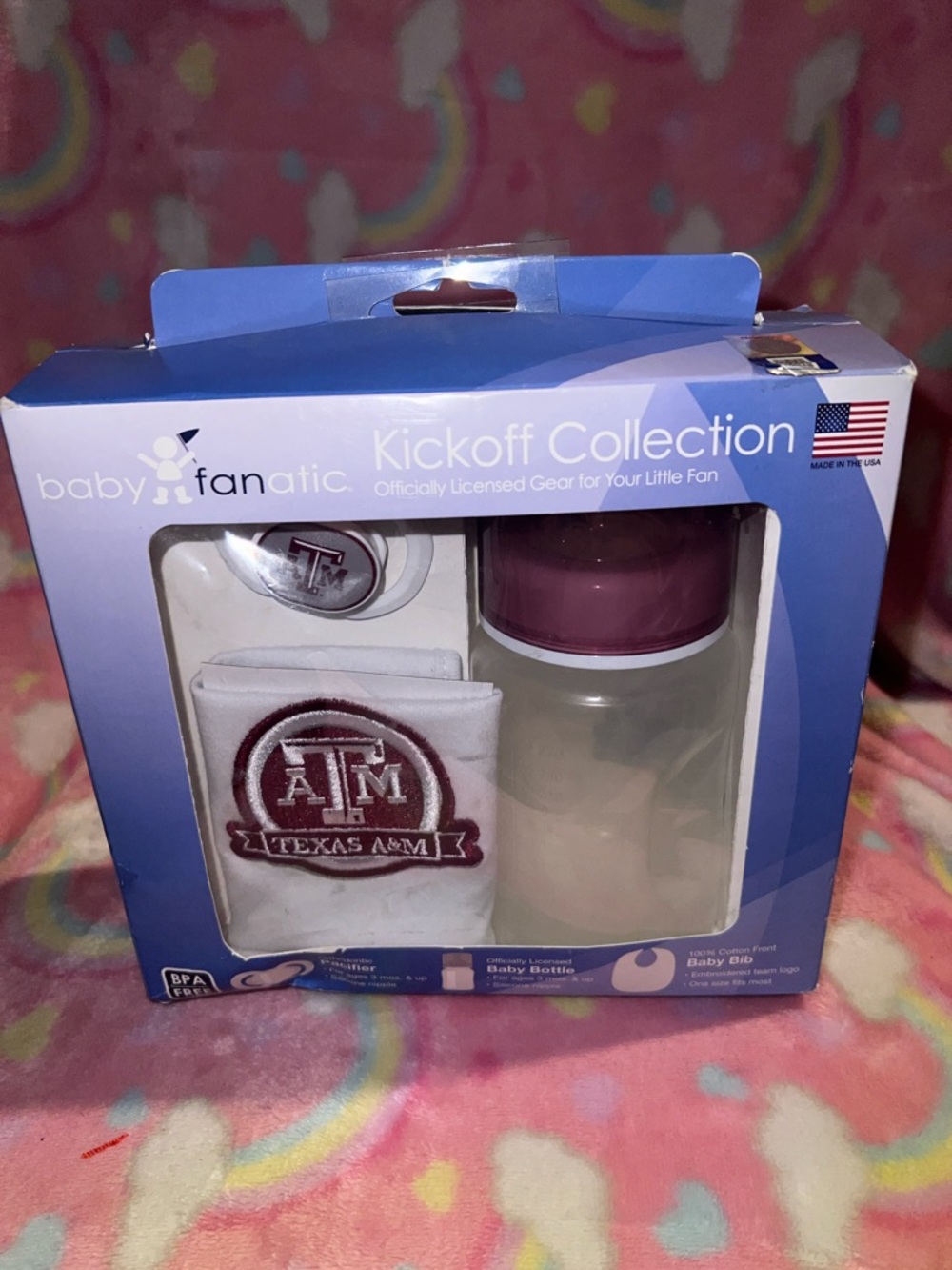 Texas A&M Baby Fanatic Kickoff Collection - Maroon & White